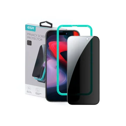 ESR Anti Spy Powerful Privacy Screen Protector for iPhone 15 Pro / 15 Pro Max (1 Pack)