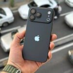 Polycarbonate Plastic Metarial Slim Black CASE For IPhone - Image 2