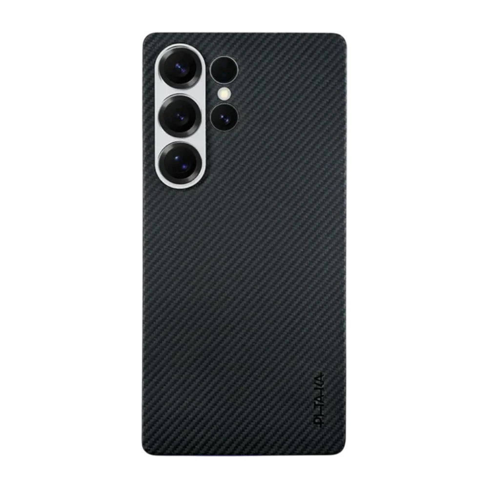 Pitaka Tactile Woven Case for Samsung S25 Ultra – Carbon Black