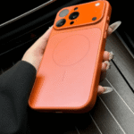 iPhone 17 Concept AG Glass Case – Cosmic Orange | MagSafe Premium Case BD - Image 4