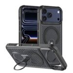 Premium Magnetic Stand Mesh Cooling Case for iPhone – Signature Zone - Image 8