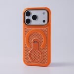 Premium Magnetic Stand Mesh Cooling Case for iPhone – Signature Zone - Image 5