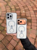 Premium Magnetic Stand Mesh Cooling Case for iPhone – Signature Zone - Image 4