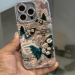 Luxury Butterfly Stone Case for iPhone With Camera lens