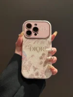 Dior Luxury Floral Designer Case for iPhone – Elegant Feminine Edition - Image 2