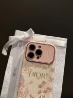 Dior Luxury Floral Designer Case for iPhone – Elegant Feminine Edition - Image 5