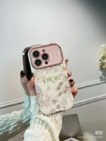 Dior Luxury Floral Designer Case for iPhone – Elegant Feminine Edition - Image 7