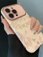 Dior Luxury Floral Designer Case for iPhone – Elegant Feminine Edition - Image 9