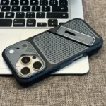 Premium Mesh Cooling Stand iPhone Case - Image 5
