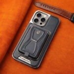 premium leather case with card holder and magsafe support - Image 10