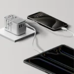 MOMAX 1-World+ Flow 4-Port Travel Charger With Built-In USB-C Cable 35W - Image 5